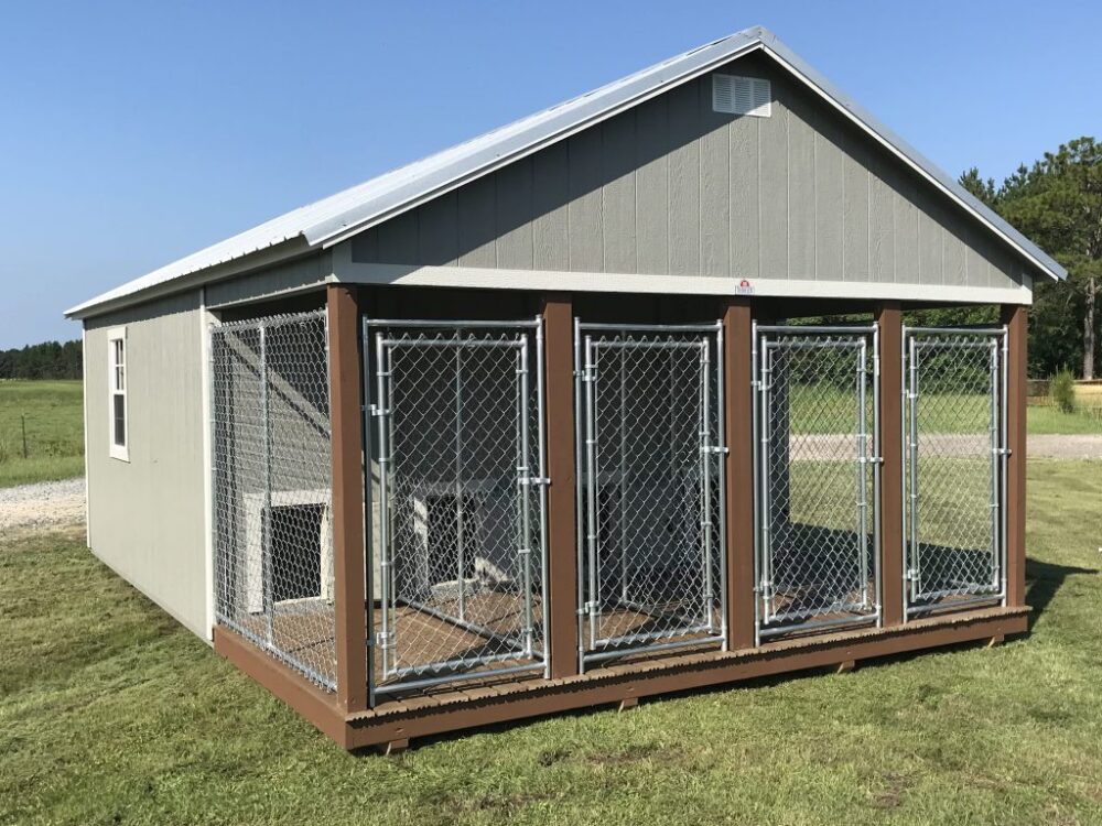 Outdoor 4 Box Dog Kennel Texas Best Buildings